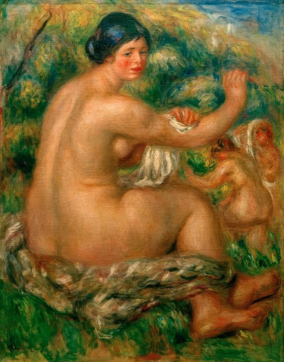 Fürdés után alkotó: Pierre Auguste Renoir