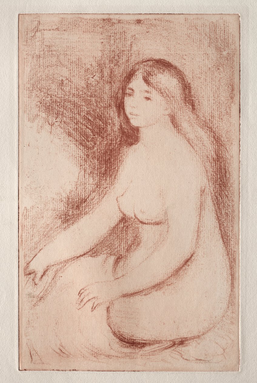 ülő fürdőző alkotó: Pierre Auguste Renoir