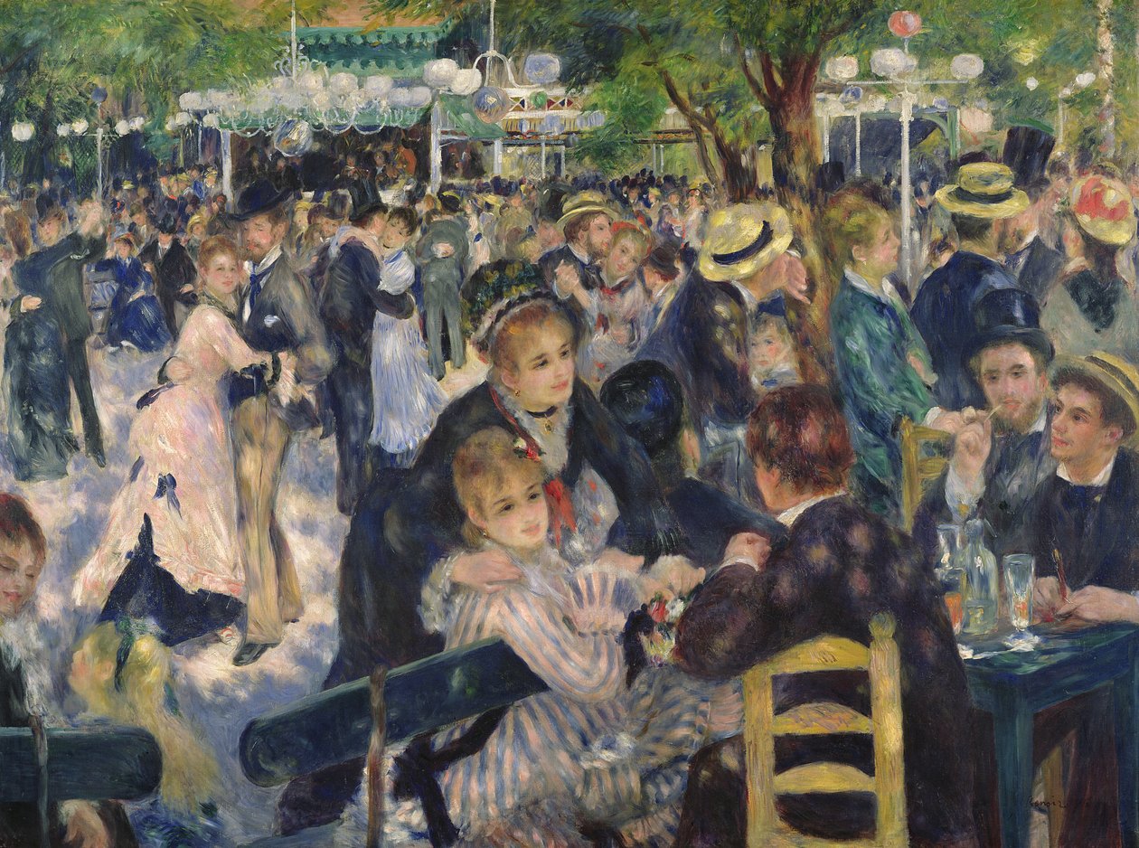 Bál a Moulin de la Galette-ben alkotó: Pierre Auguste Renoir