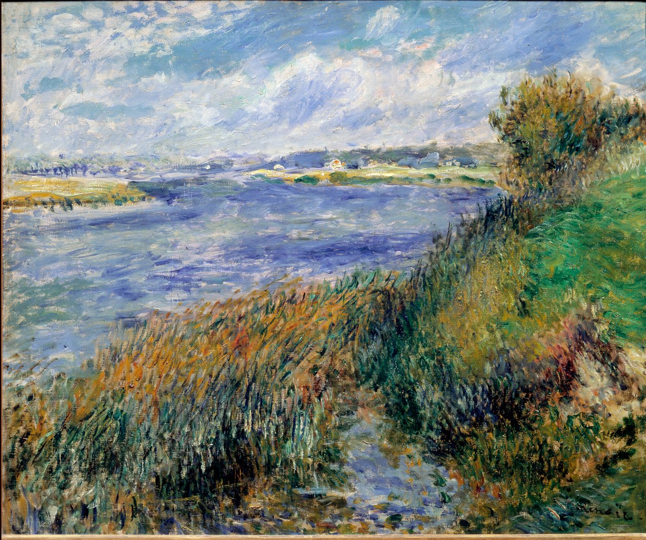 A Szajna partja Champrosayban alkotó: Pierre Auguste Renoir