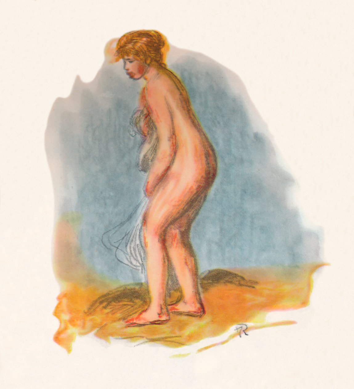 Fürdős állva, 1946 alkotó: Pierre Auguste Renoir