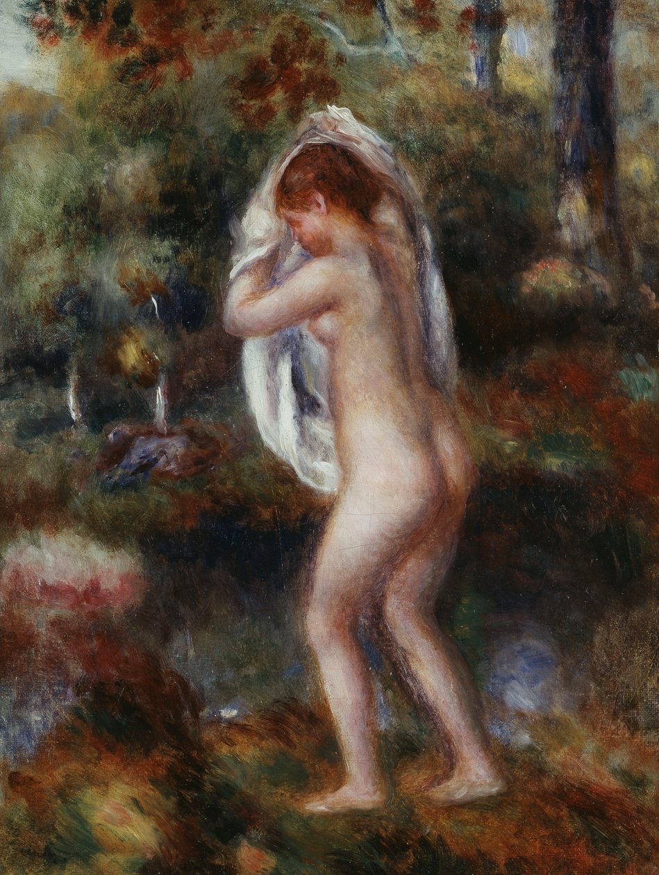 Fürdős vetkőzés, 1897 alkotó: Pierre Auguste Renoir