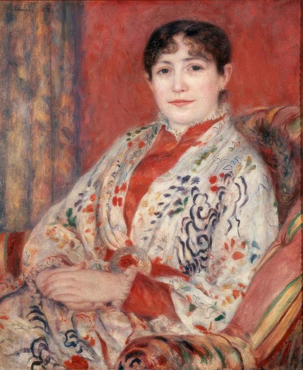 Madame Leriaux portréja alkotó: Pierre Auguste Renoir