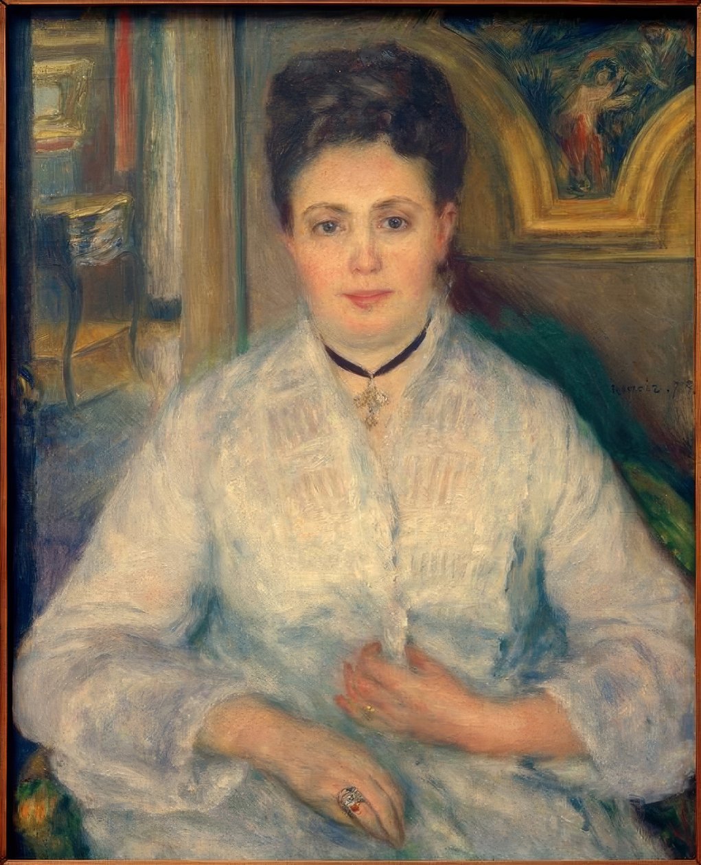 Madame Victor Chocquet portréja alkotó: Pierre Auguste Renoir