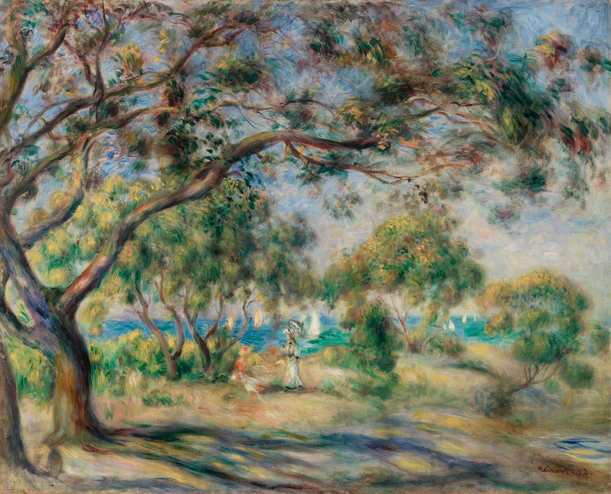 A szék faja (Noirmoutier) alkotó: Pierre Auguste Renoir