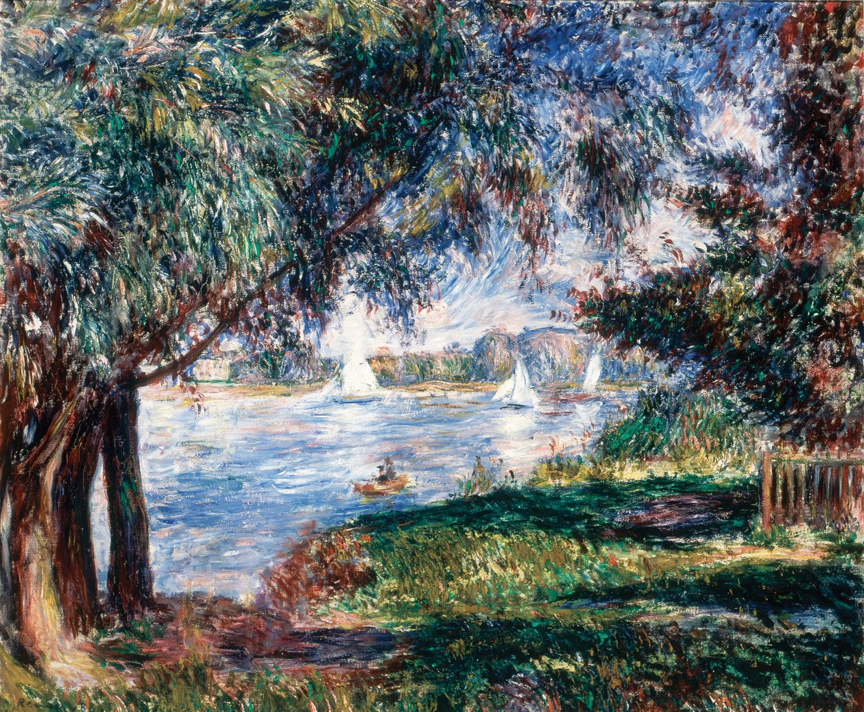 Bougival, 1888. alkotó: Pierre Auguste Renoir