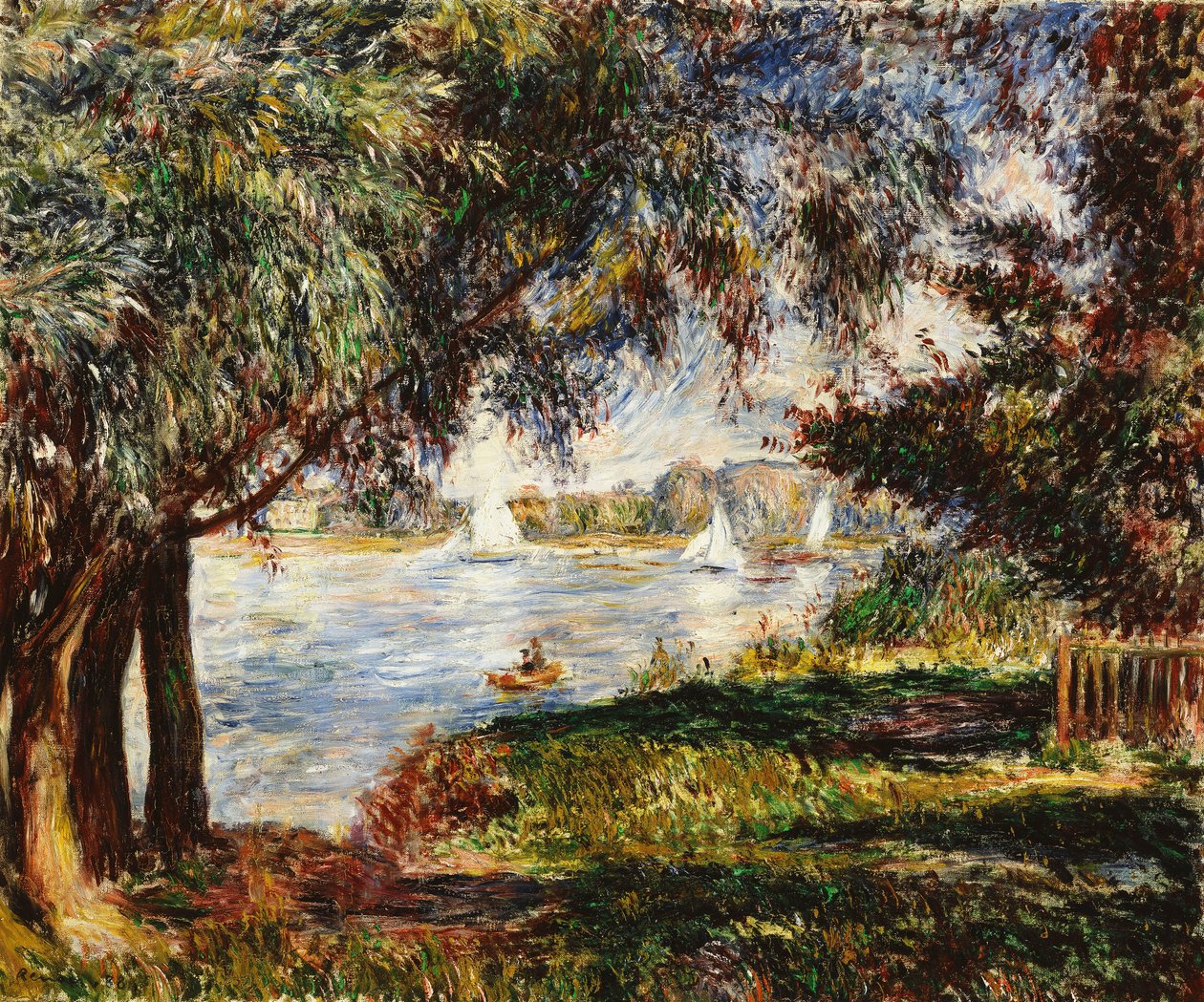 Bougival, 1888 alkotó: Pierre Auguste Renoir