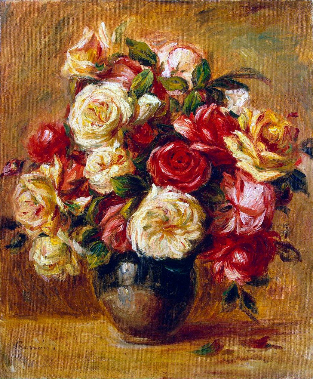 Csokor rózsa, c1909. alkotó: Pierre Auguste Renoir