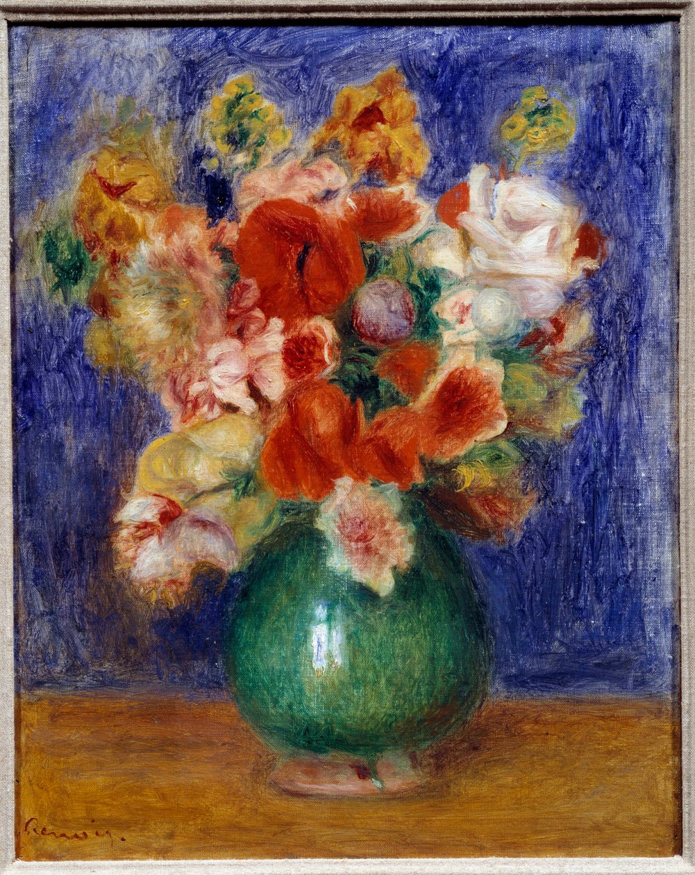 Csokor virág. Pierre Auguste Renoir (1841-1919) festménye alkotó: Pierre Auguste Renoir