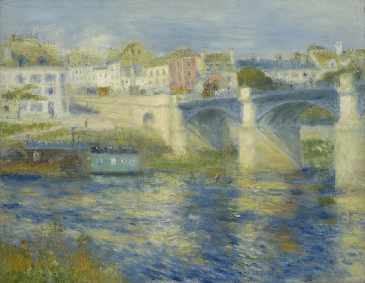 Híd Chatou-ban, 1875 körül (olaj, vászon) alkotó: Pierre Auguste Renoir