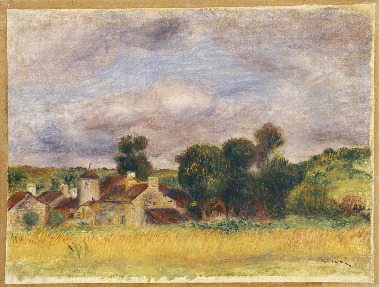 Bretagne vidéke, 1892 körül alkotó: Pierre Auguste Renoir