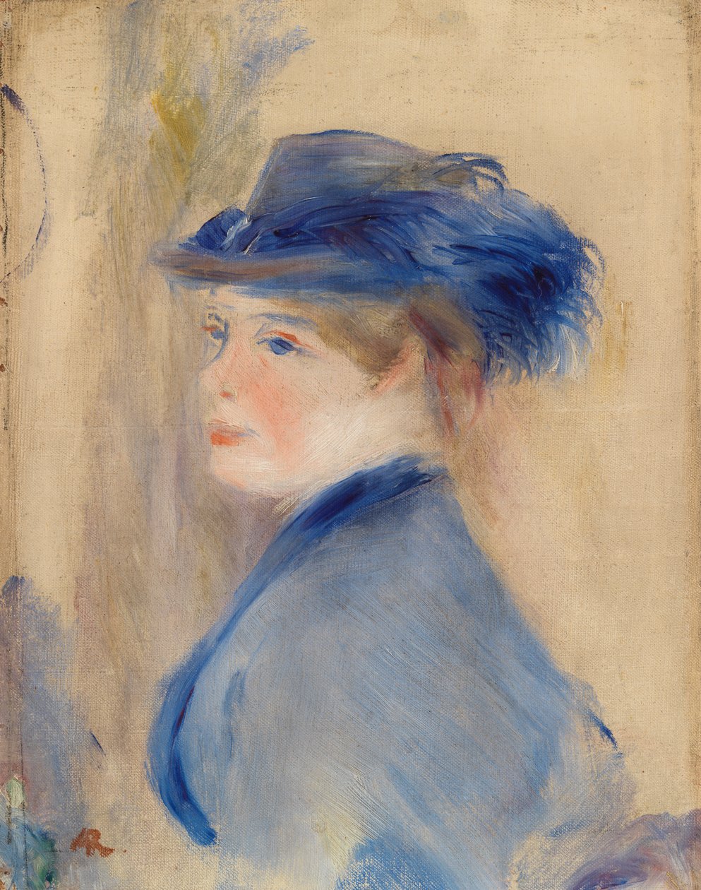 Egy nő mellszobra (Buste de femme) alkotó: Pierre Auguste Renoir
