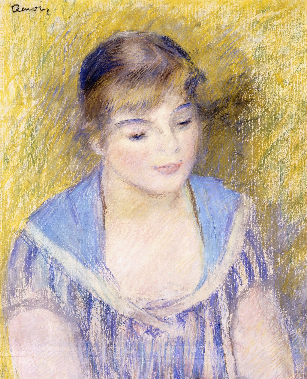 Egy nő mellszobra, alkotó: Pierre Auguste Renoir
