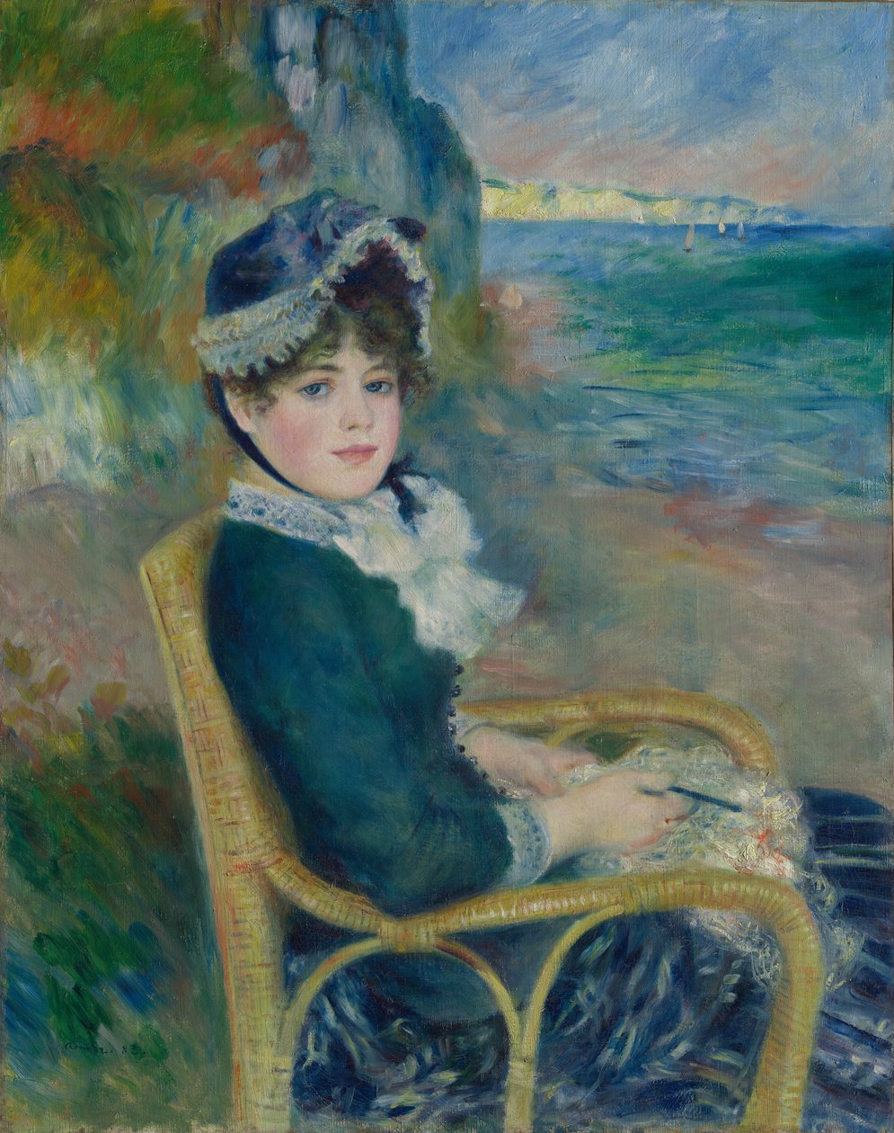 A tengerparton, 1883. alkotó: Pierre Auguste Renoir