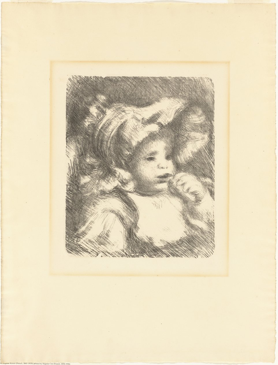 Gyermek keksszel (Jean Renoir) alkotó: Pierre Auguste Renoir