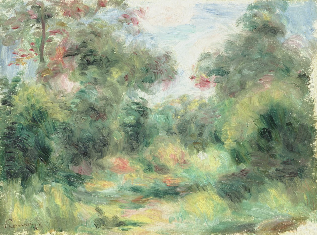 Clairiere, 1900 körül (olaj, vászon) alkotó: Pierre Auguste Renoir