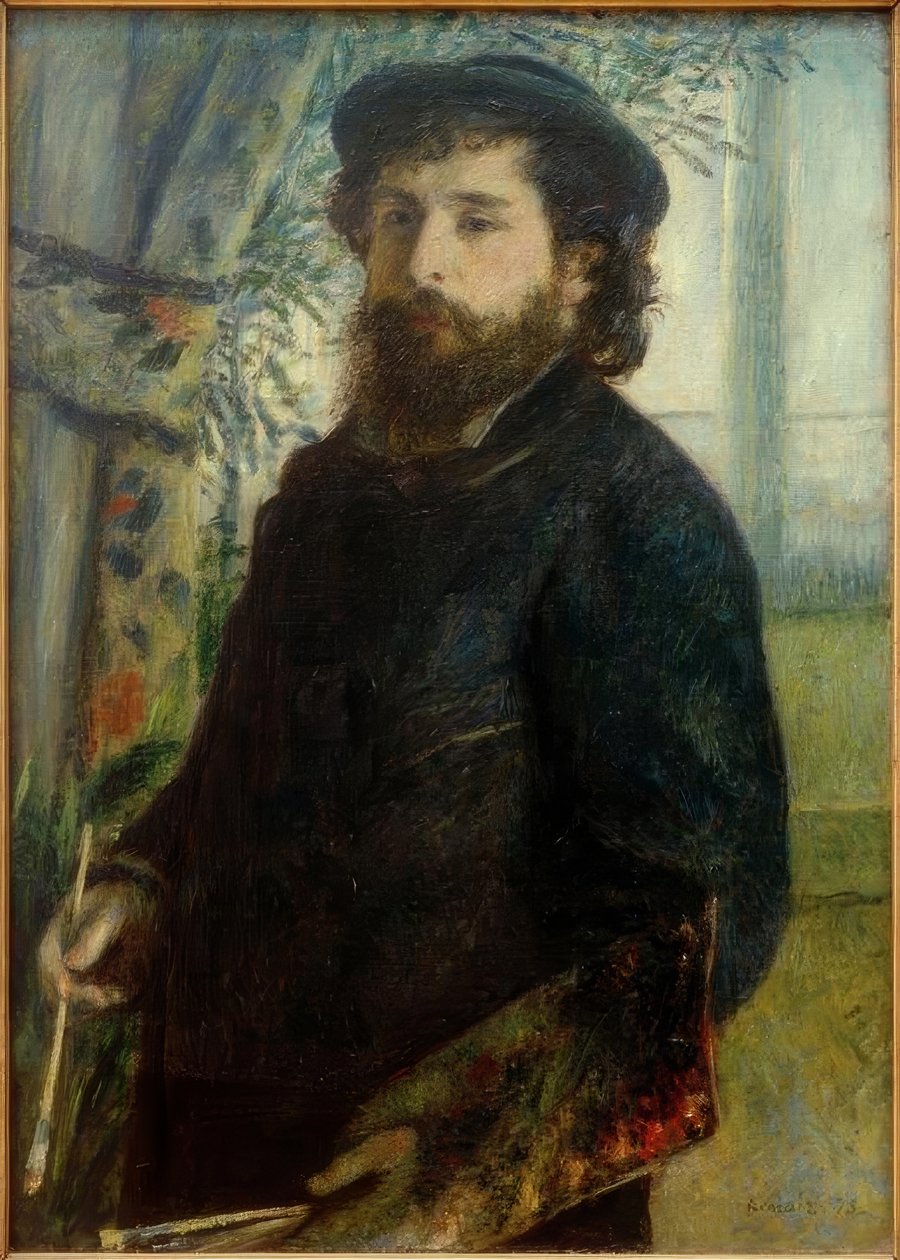 Claude Monet festés közben alkotó: Pierre Auguste Renoir