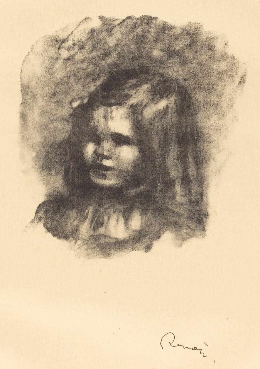 Claude Renoir, balra fordult Claude Renoir, balra fordul, 1904. alkotó: Pierre Auguste Renoir