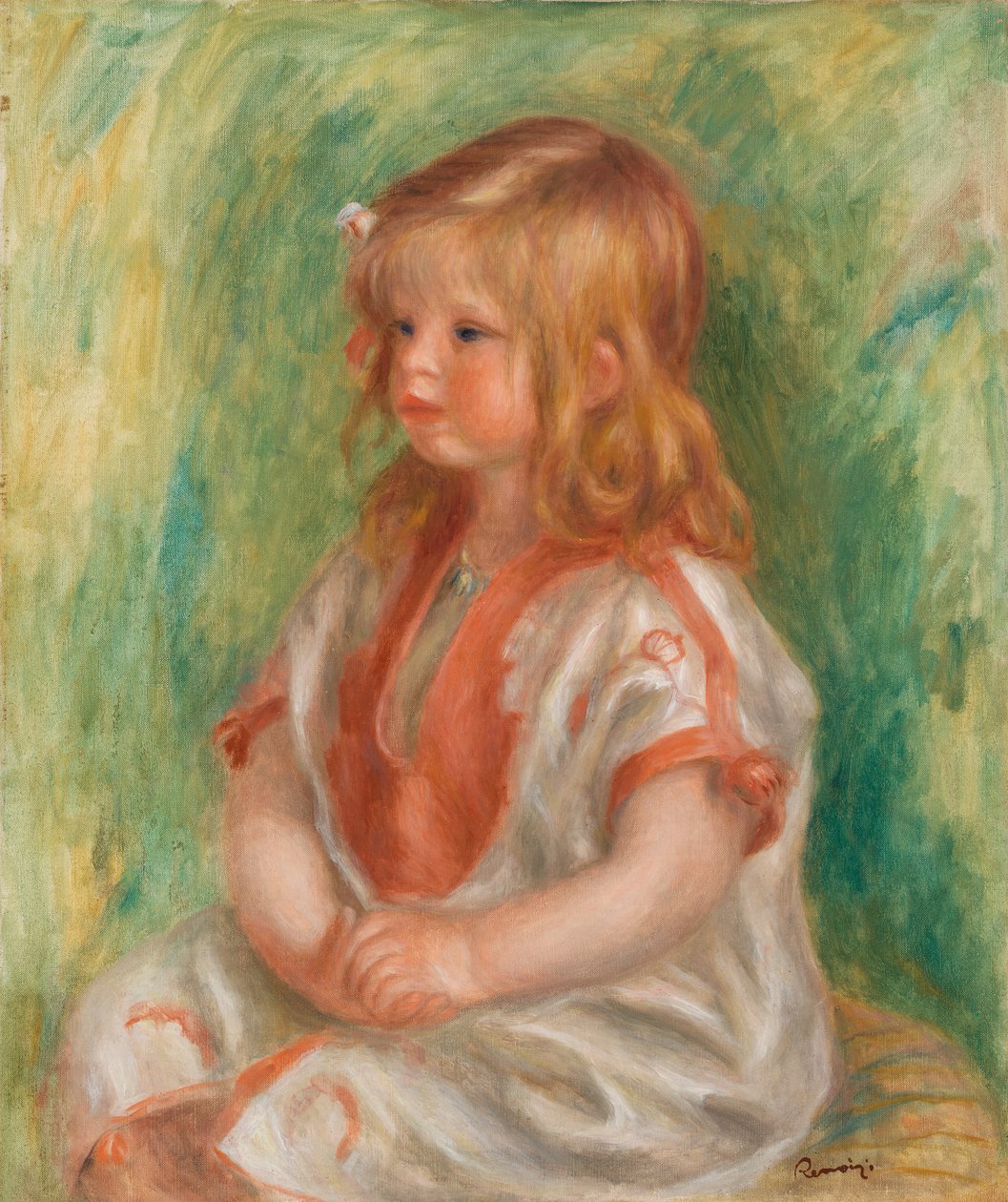 Claude arab ingben (olaj, vászon) alkotó: Pierre Auguste Renoir