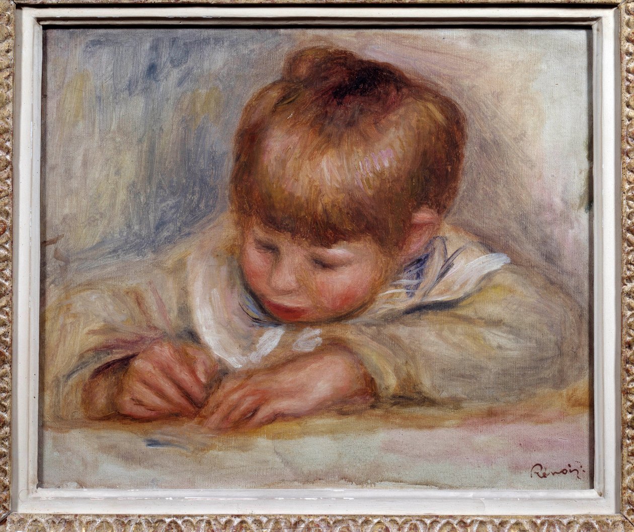 Pierre Auguste Renoir kókuszíró festménye (1841-1919). 1906. Dim. 0,29 x 0,37 m. Lyon, Szépművészeti Múzeum alkotó: Pierre Auguste Renoir