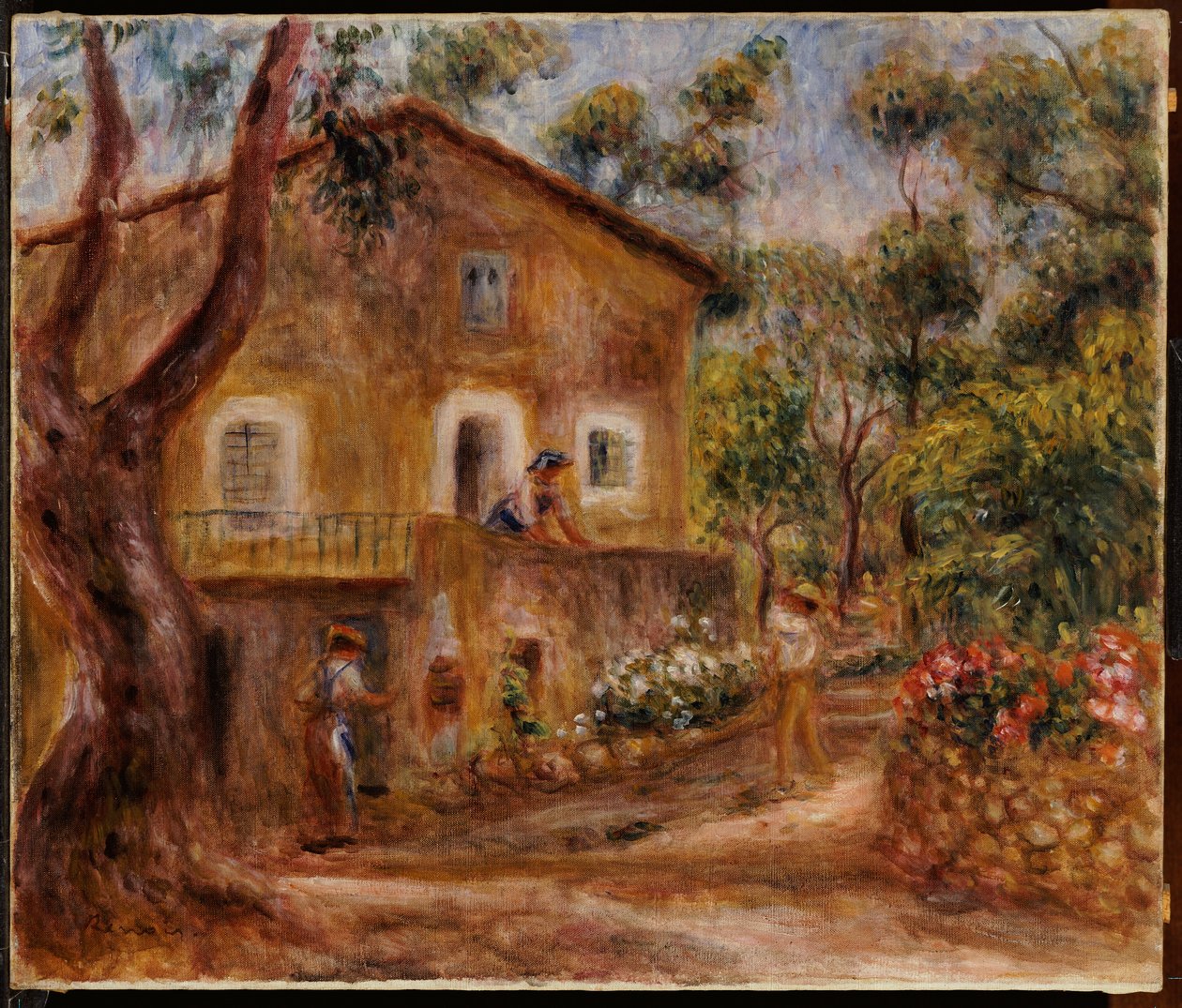 Collette háza Cagne-ban, 1912 alkotó: Pierre Auguste Renoir
