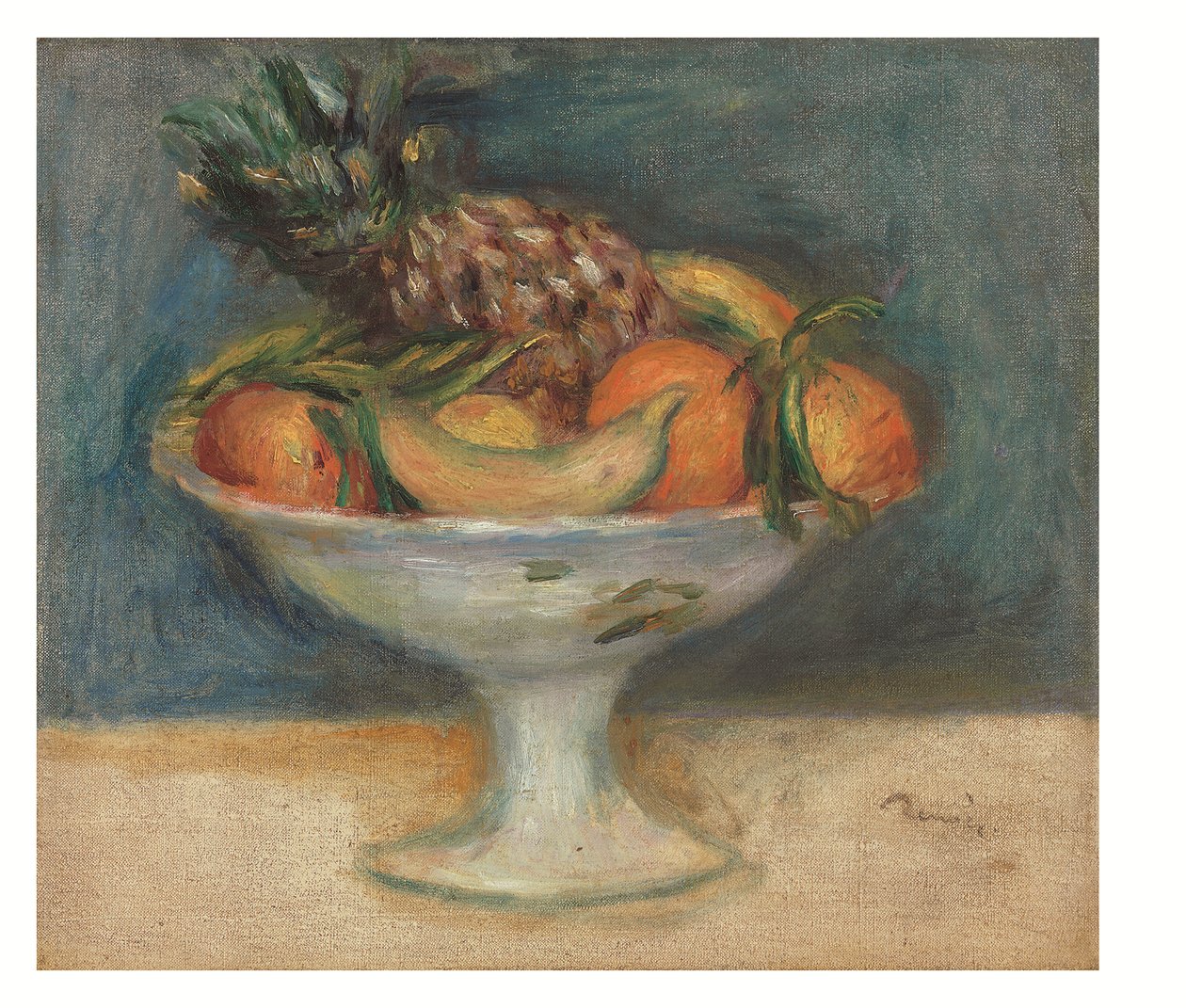 Gyümölcstál, 1890 körül (olaj, vászon) alkotó: Pierre Auguste Renoir
