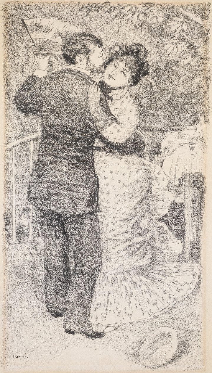 Vidéki tánc, 1883 alkotó: Pierre Auguste Renoir