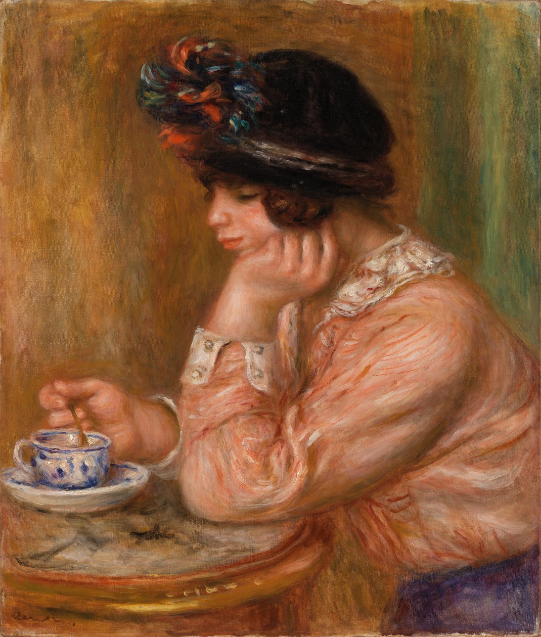 Csésze csokoládé alkotó: Pierre Auguste Renoir