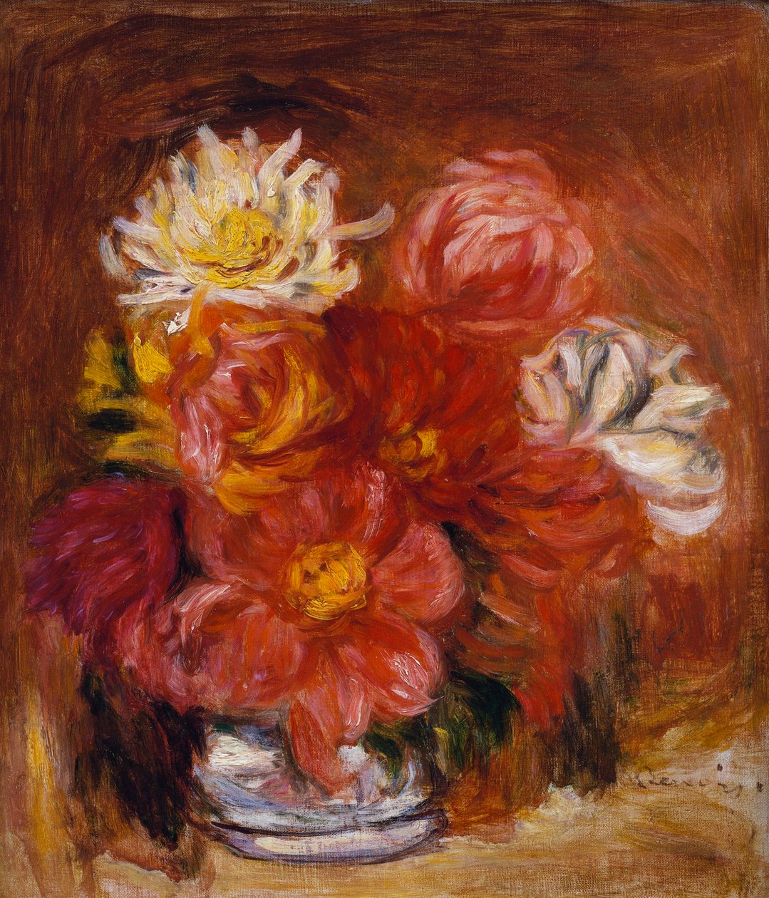Dália, 1890 körül alkotó: Pierre Auguste Renoir