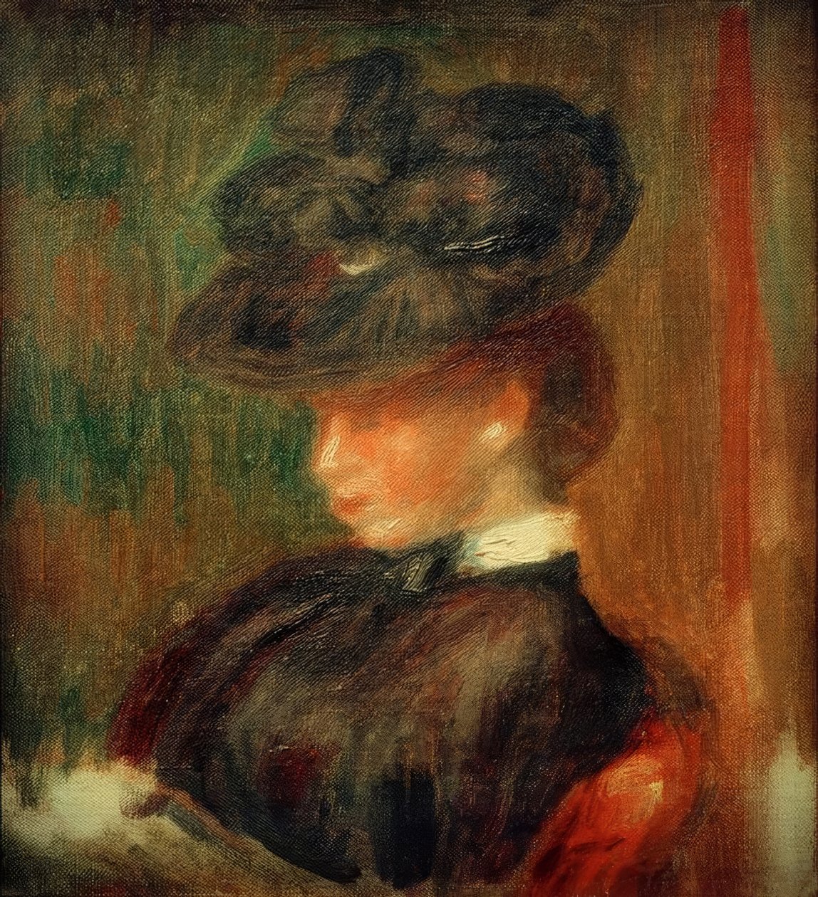 Kalapos hölgy alkotó: Pierre Auguste Renoir