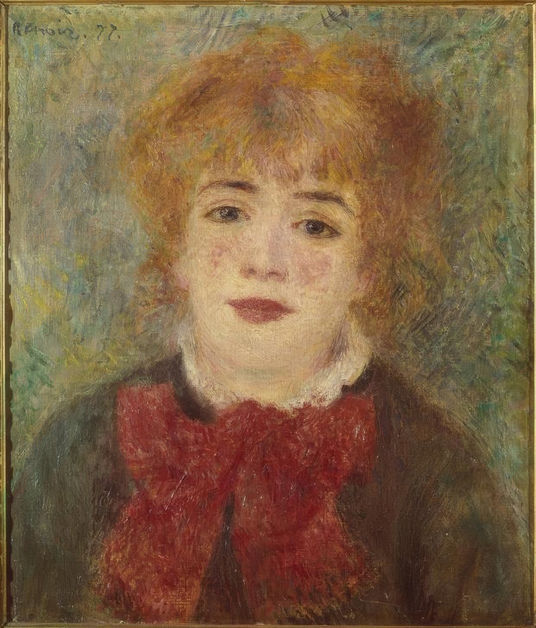 Egy hölgy portréja alkotó: Pierre Auguste Renoir