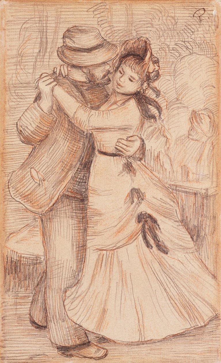 Tánc a vidéken, 1883 alkotó: Pierre Auguste Renoir