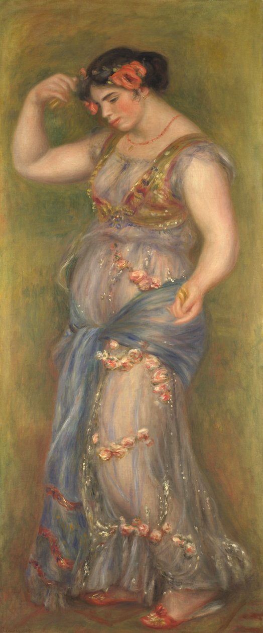Táncoló lány kasztanyettákkal alkotó: Pierre Auguste Renoir
