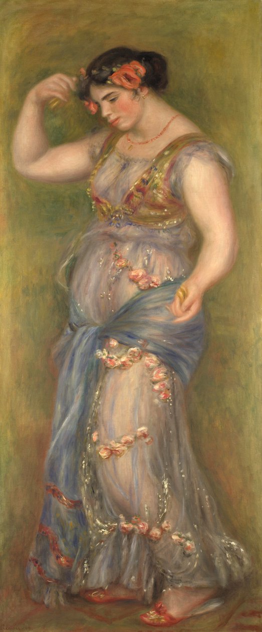 Táncoló lány kasztanyettákkal, 1909 alkotó: Pierre Auguste Renoir