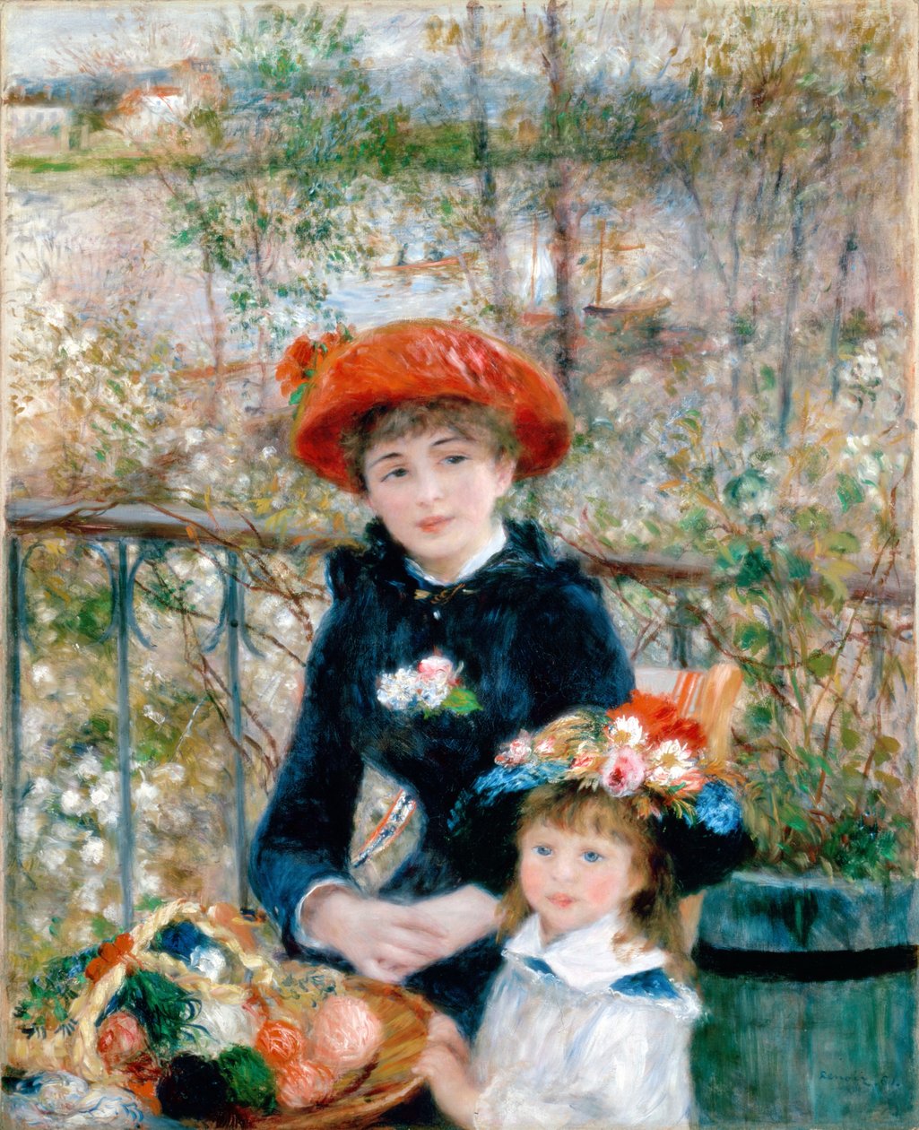 Deutsch: Auf der Terrasse English: On the Terrasse Français: A teraszon alkotó: Pierre Auguste Renoir