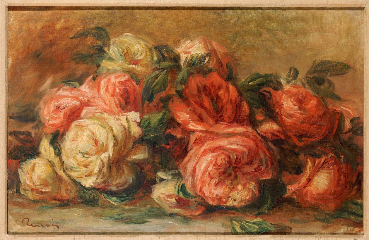 Eldobott rózsák alkotó: Pierre Auguste Renoir