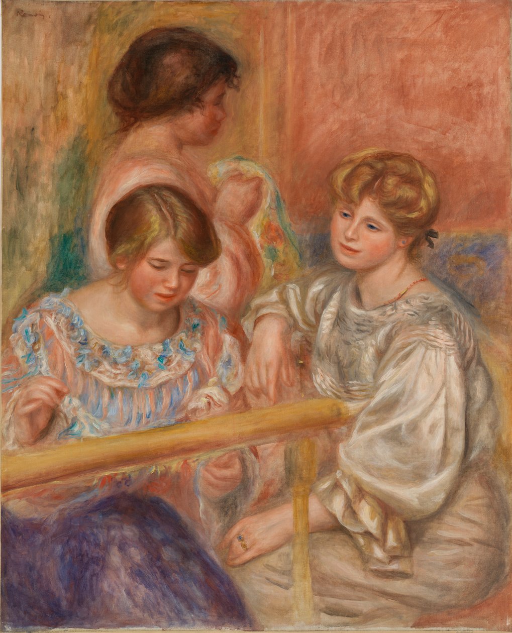 Hímzők alkotó: Pierre Auguste Renoir