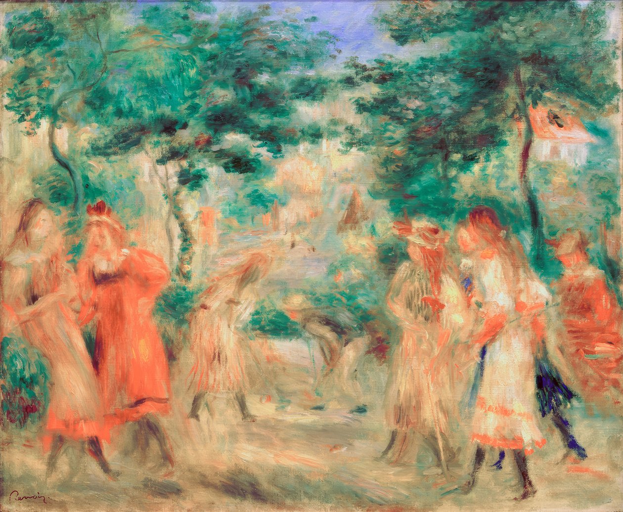 Gyerekek a Montmartre kertjében alkotó: Pierre Auguste Renoir