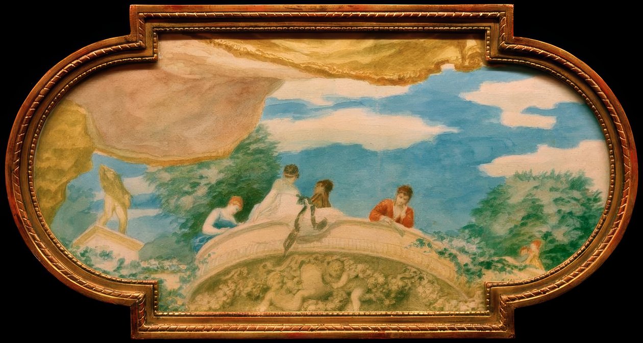 Tervezés mennyezetfestéshez alkotó: Pierre Auguste Renoir