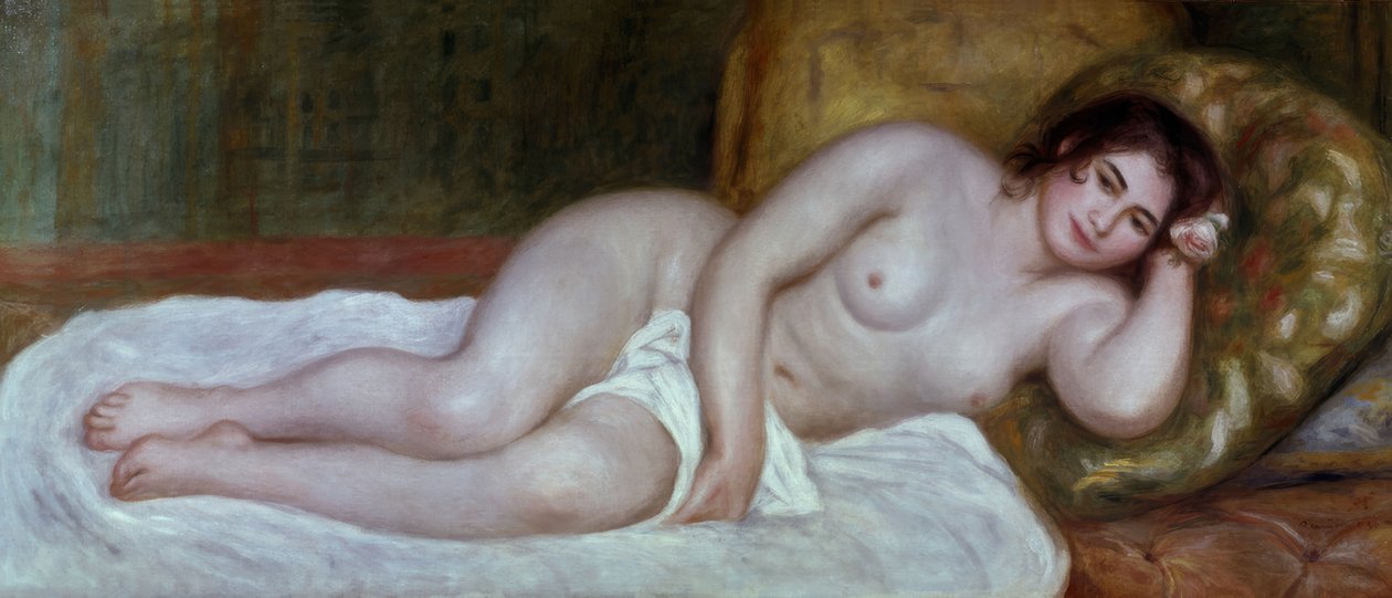 Meztelen nő fekve alkotó: Pierre Auguste Renoir