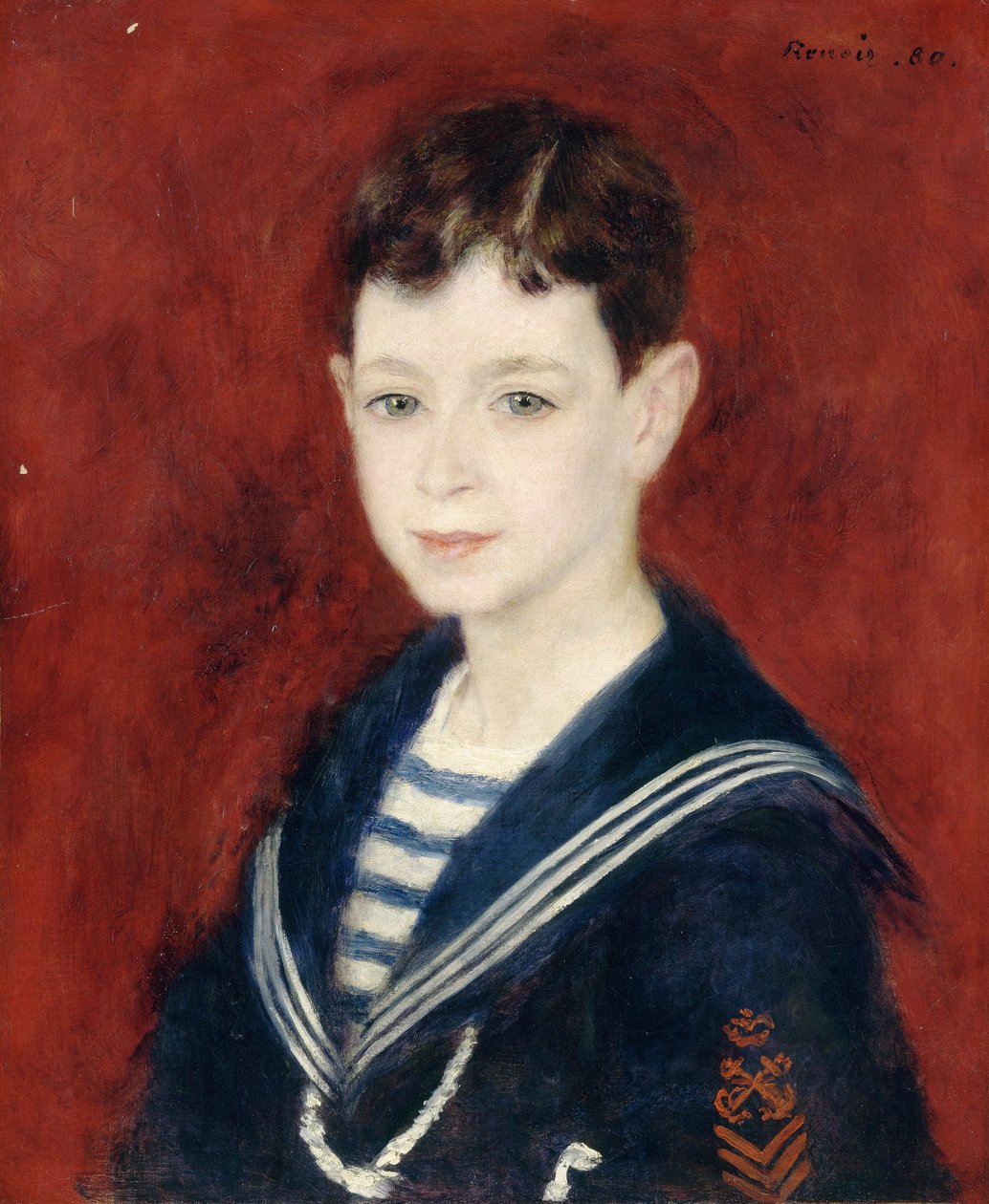 Fernand Halphen fiúként, 1880 alkotó: Pierre Auguste Renoir