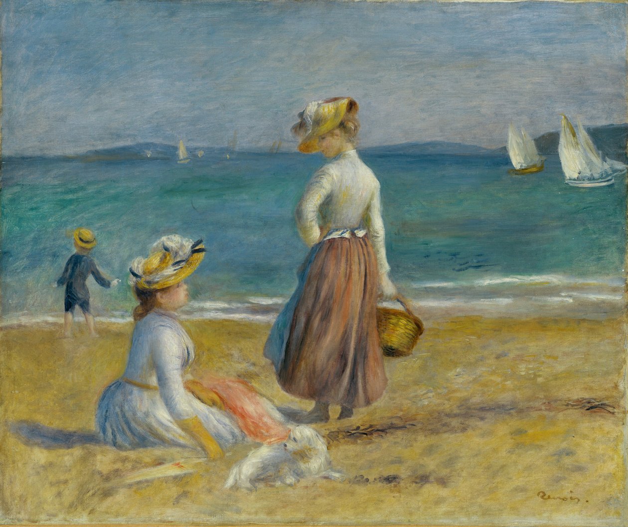 Figurák a tengerparton, 1890 alkotó: Pierre Auguste Renoir