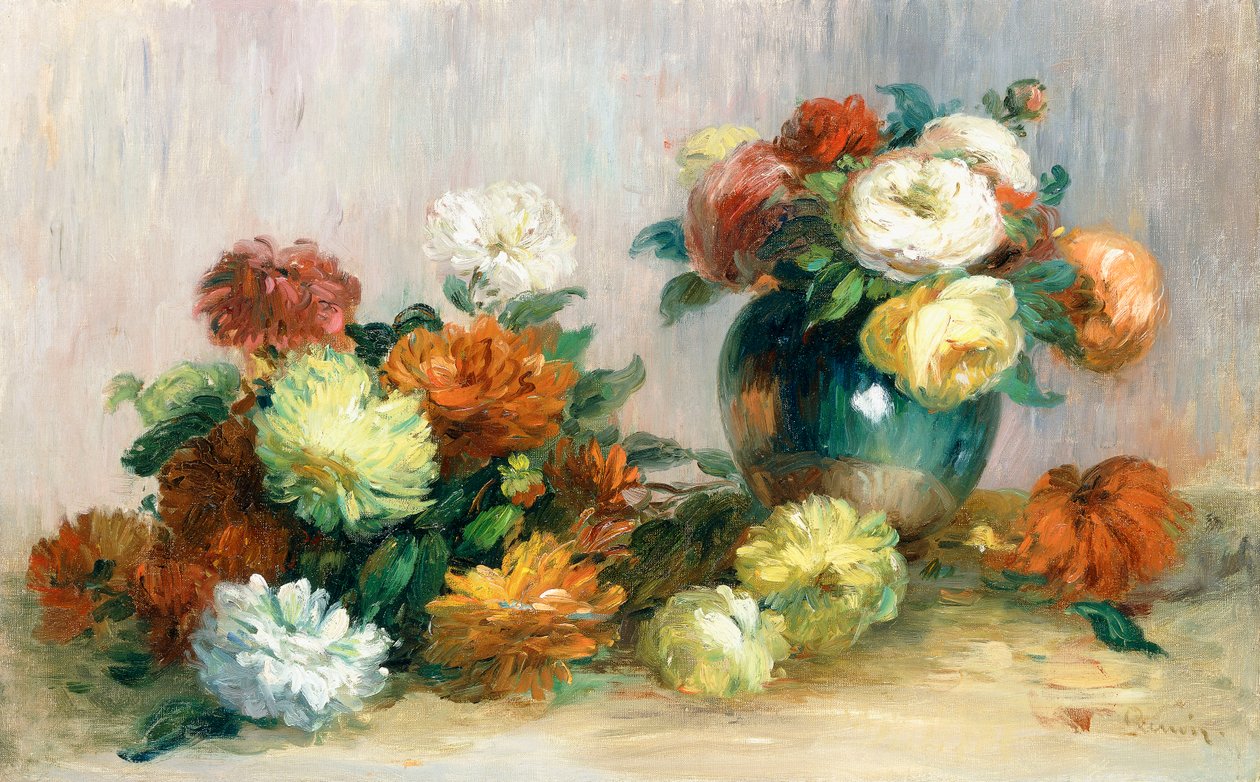Virágkoszorúk, 1880 körül alkotó: Pierre Auguste Renoir