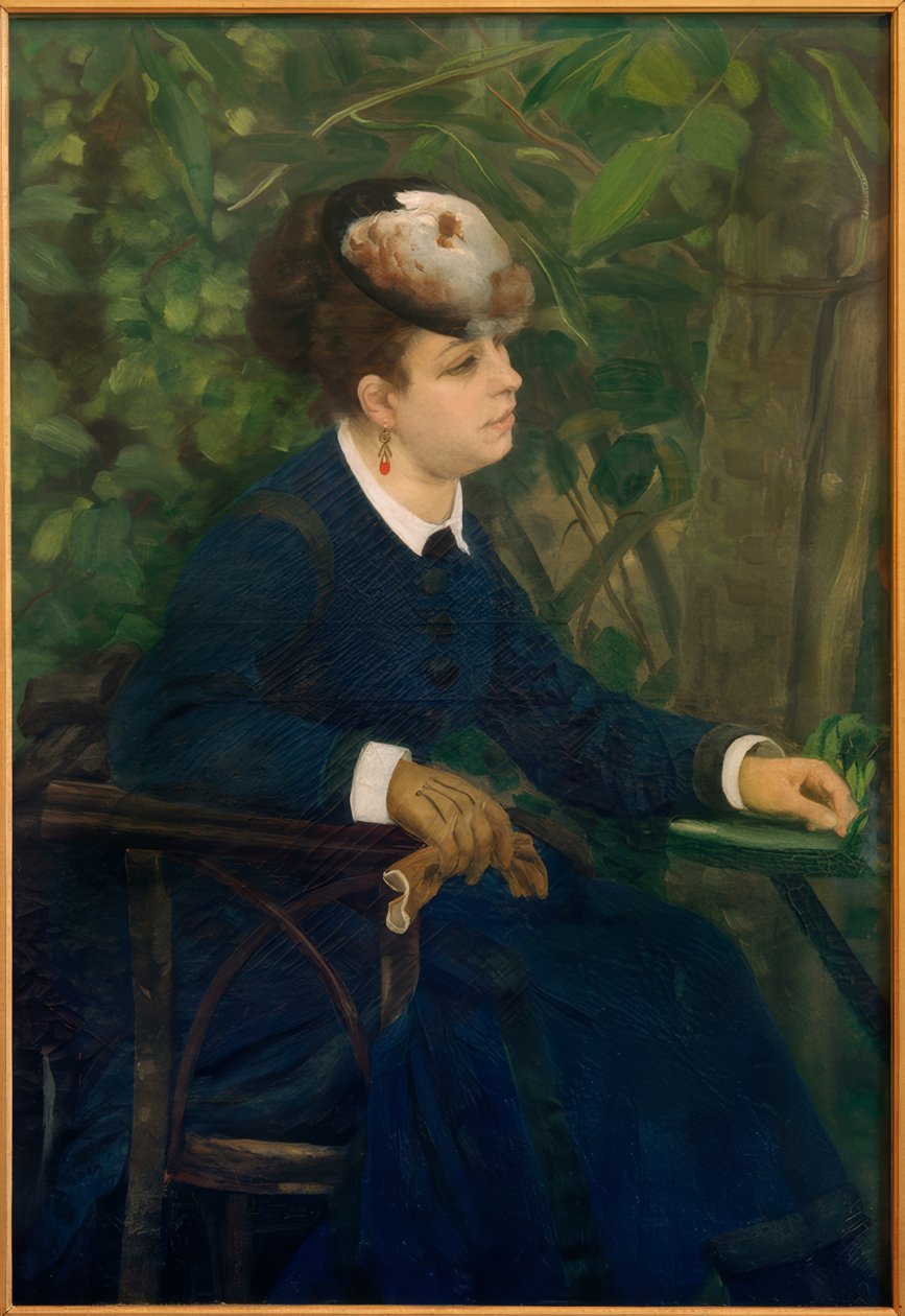 Nő a kertben alkotó: Pierre Auguste Renoir