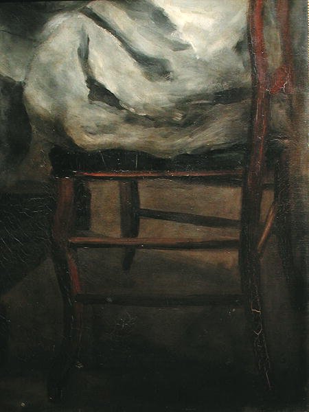 Frederick Bazille a festőállványánál alkotó: Pierre Auguste Renoir