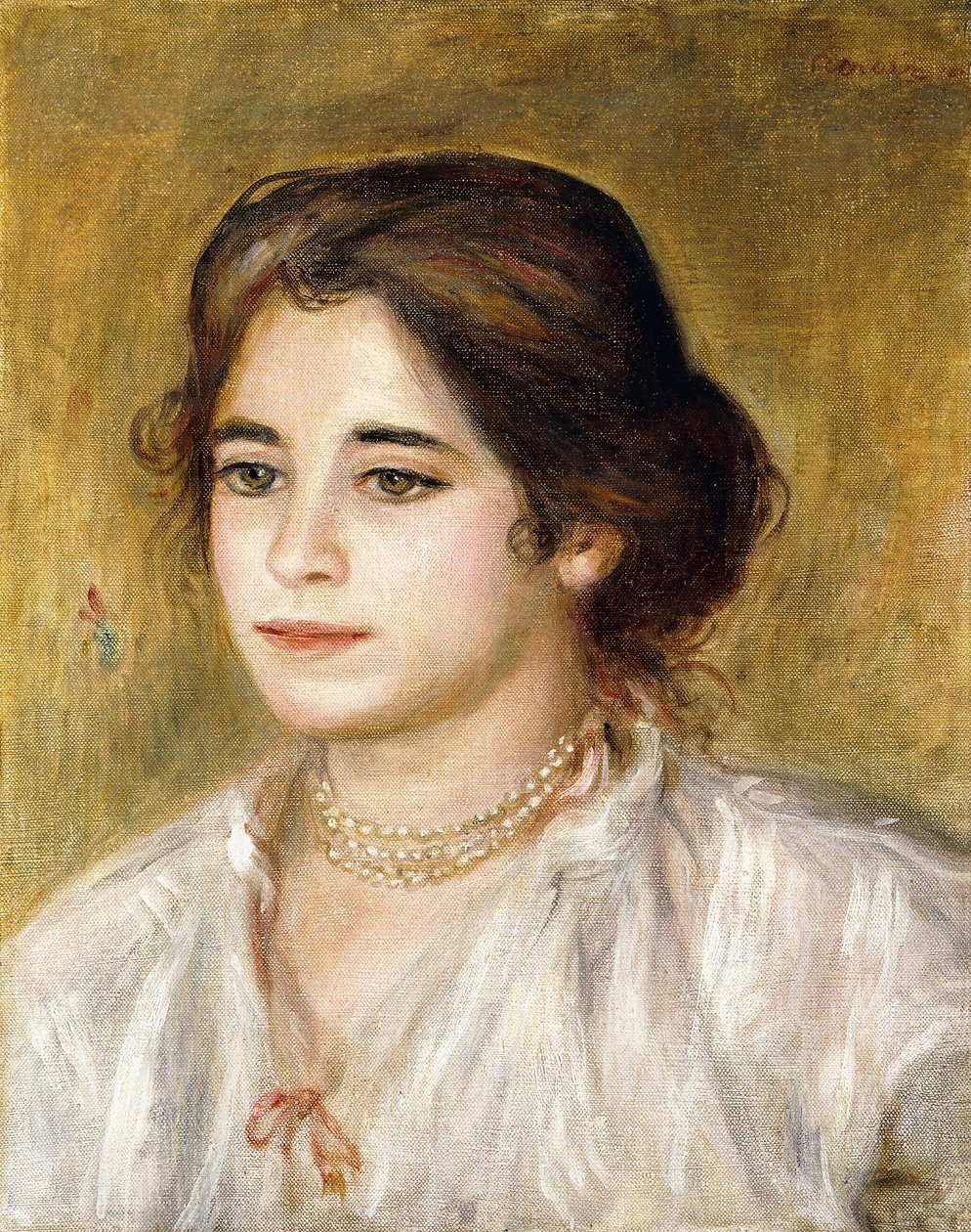 Gabrielle a nyakláncnál, 1906 alkotó: Pierre Auguste Renoir