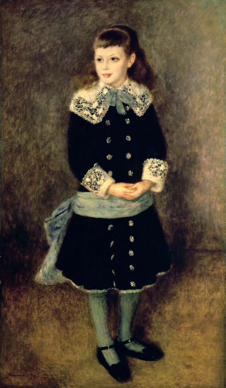 Kék szárnyas lány, 19. század végén, 20. század elején alkotó: Pierre Auguste Renoir