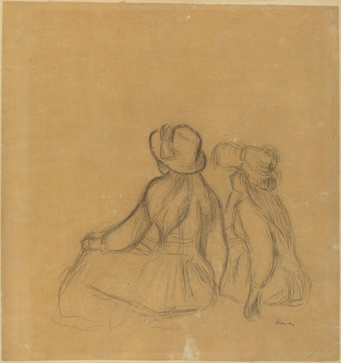 Lánykor, c. 1890. alkotó: Pierre Auguste Renoir
