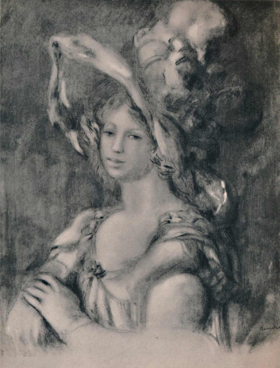 Dieterle félalakos portréja, 1899 körül, 1946 alkotó: Pierre Auguste Renoir
