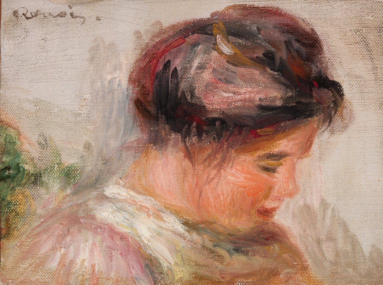 Fiatal lány vezetője alkotó: Pierre Auguste Renoir